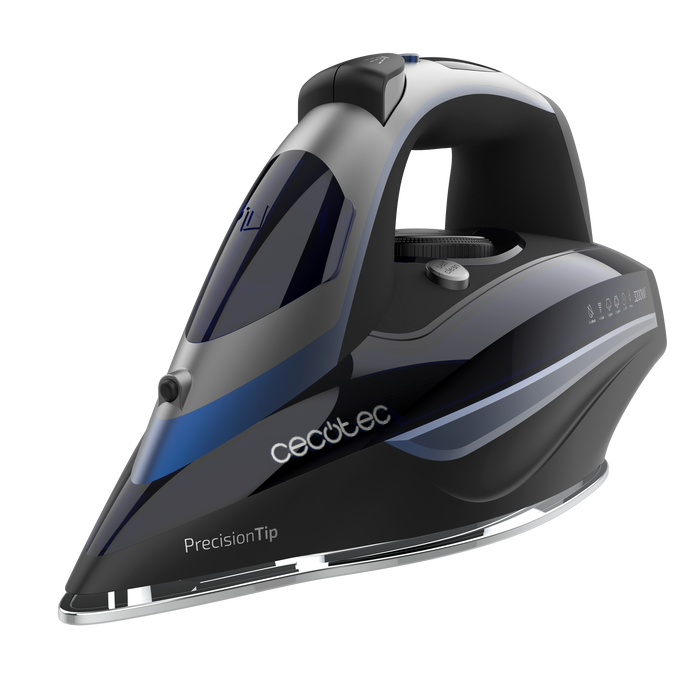 Fier de călcat cu abur cu pompă Cecotec IronHero 3200 i-Pump Anodized, 3200 W, abur continuu 75 g/min, jet de abur 285 g/min