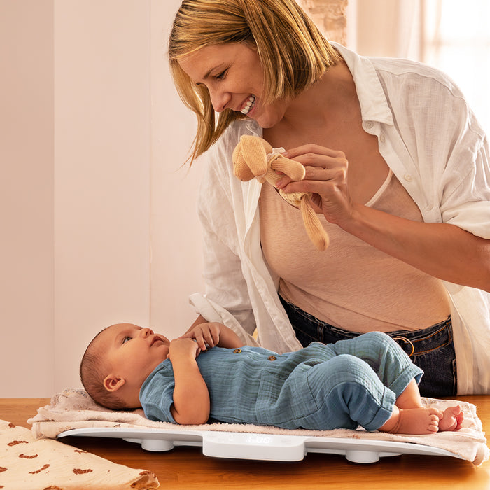 Cântar pentru bebeluși Cecotec Nana BabyCare SmartWeight, 50 g–40 kg, suprafață 60 × 25 cm, ruletă până la 60 cm