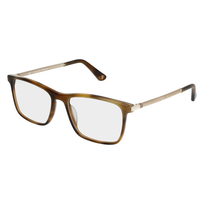 Ramă de Ochelari Bărbați Police VPL953-540743 Maro ø 54 mm