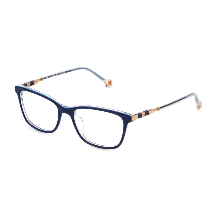 Ramă de Ochelari Damă Carolina Herrera VHE882520P67 Albastru Auriu*