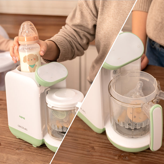 Robot de bucătărie pentru bebeluși Cecotec Nana BabyCare FoodProcessor, 4 în 1, 13,6 × 29,5 × 25,5 cm