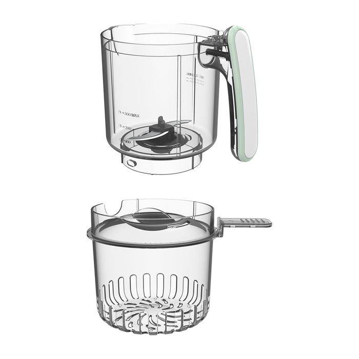 Robot de bucătărie pentru bebeluși Cecotec Nana BabyCare FoodProcessor, 4 în 1, 13,6 × 29,5 × 25,5 cm
