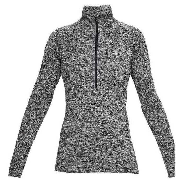 Tricou cu Mânecă Lungă de Damă Under Armour Tech Gri deschis