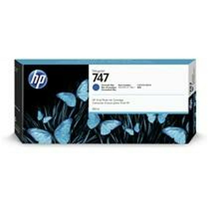 Cartuș cu Cerneală Originală HP Cartucho de tinta azul cromática HP DesignJet 747 de 300 ml Albastru