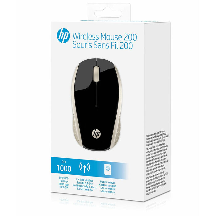 Mouse HP 200 (Silk Gold) Auriu*