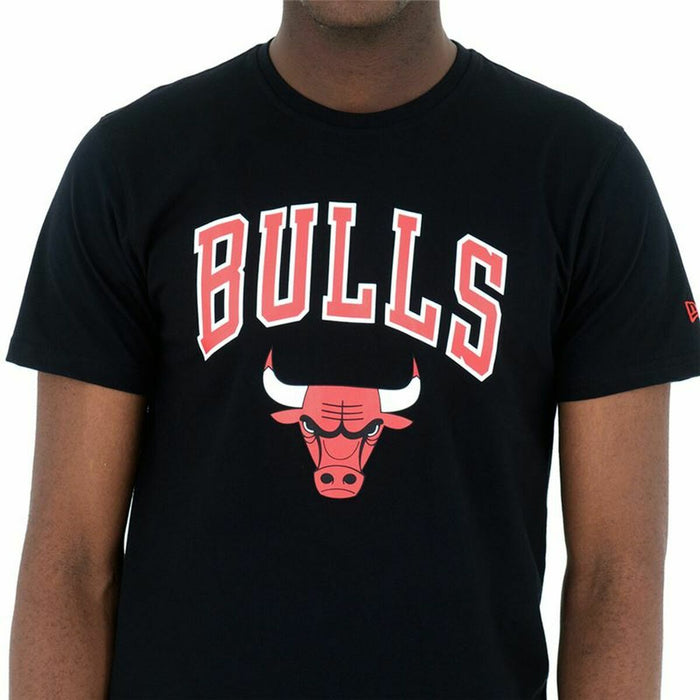 Tricou de baschet New Era Team Logo Chicago Bulls Negru