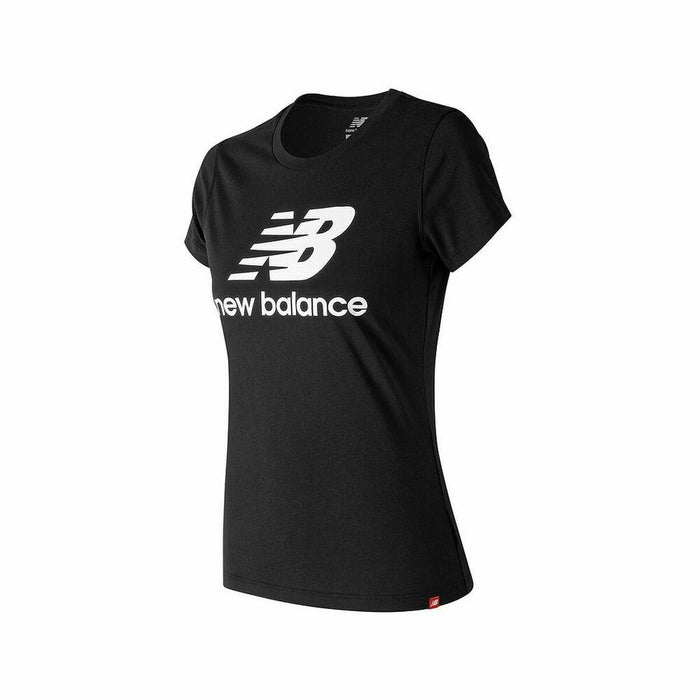 Tricou cu Mânecă Scurtă Femei New Balance Essentials  Negru