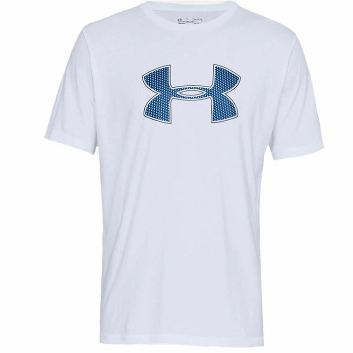 Tricou cu Mânecă Scurtă Bărbați Under Armour Fleece Big Logo Alb