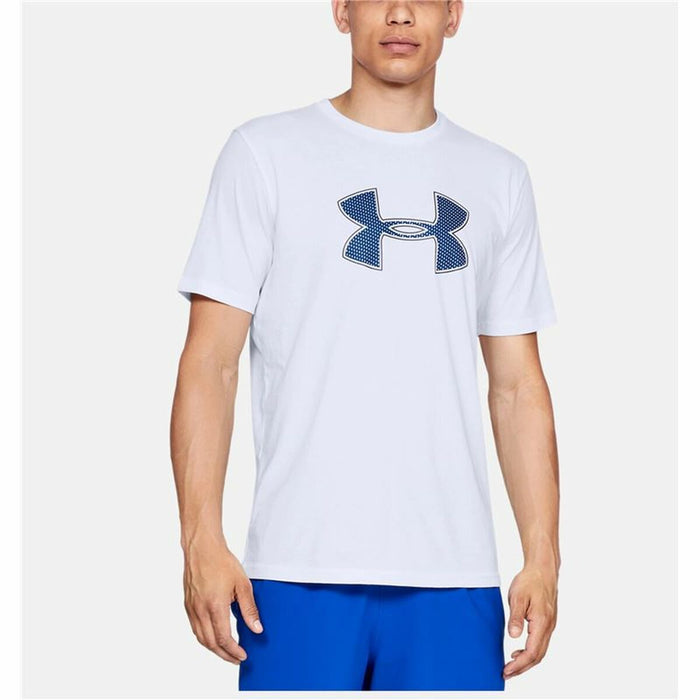 Tricou cu Mânecă Scurtă Bărbați Under Armour Fleece Big Logo Alb