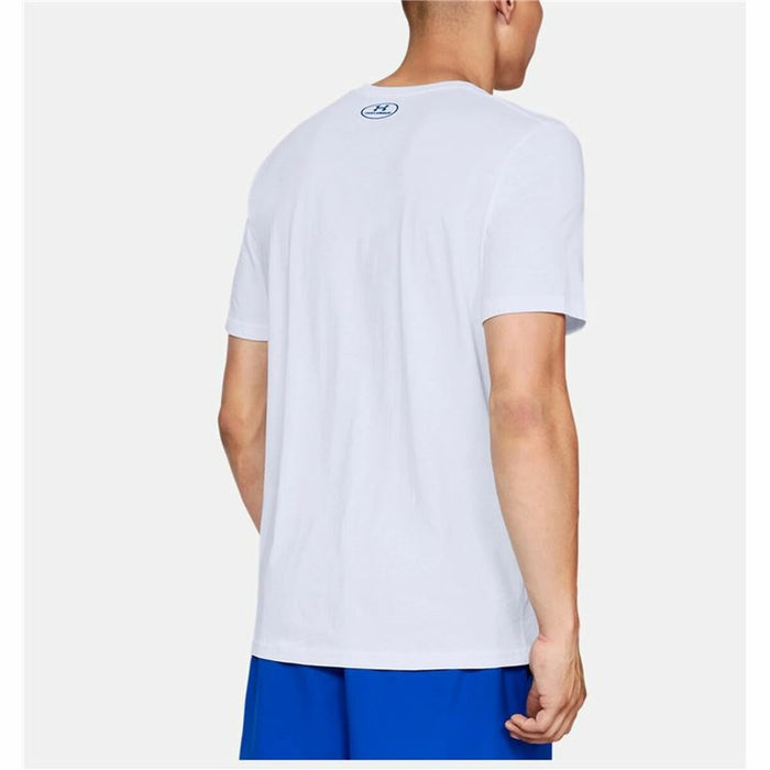 Tricou cu Mânecă Scurtă Bărbați Under Armour Fleece Big Logo Alb