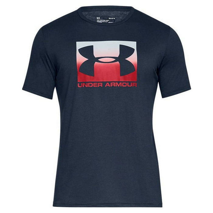 Tricou cu Mânecă Scurtă Bărbați Under Armour Boxed Albastru închis