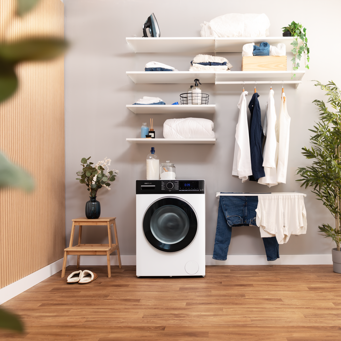 Mașină de spălat rufe cu încărcare frontală Cecotec Bolero DressCode 7610 Inverter A, 7 kg, 1400 rpm, clasa A, albă