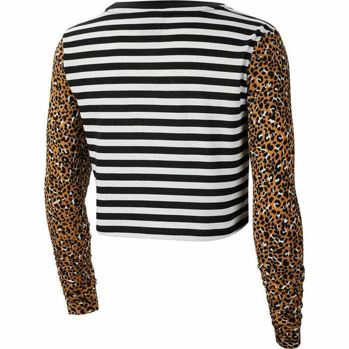 Tricou cu Mânecă Lungă Femei Nike Animal Print