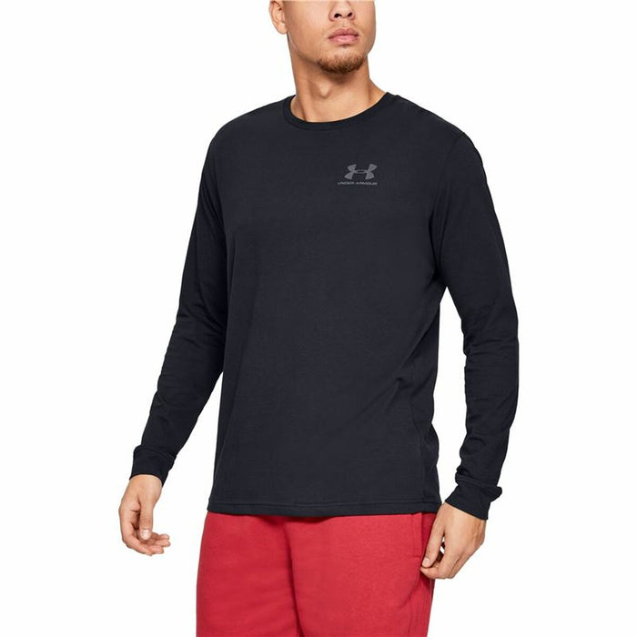 Tricou cu Mânecă Lungă Bărbați Under Armour Sportstyle Negru
