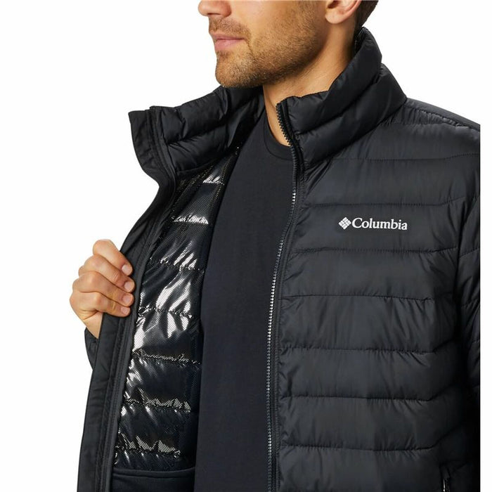Jachetă Sport de Bărbați Columbia Powder Lite Negru