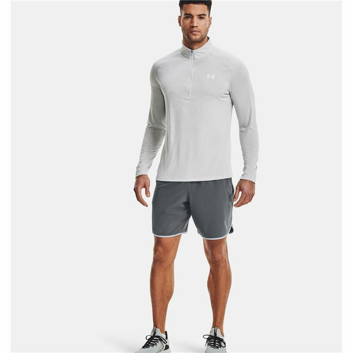 Tricou cu Mânecă Lungă Bărbați Under Armour Tech 2.0 1/2 Zip Alb