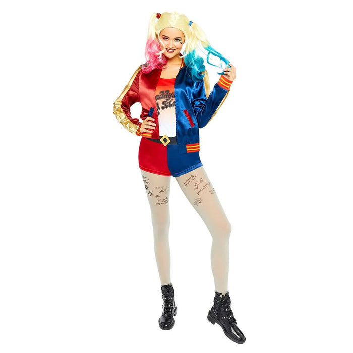 Costum Deghizare pentru Adulți Harley Quinn Suicide Squad 4 Piese