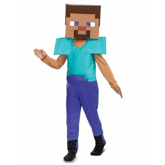 Costum Deghizare pentru Copii Minecraft Steve 2 Piese