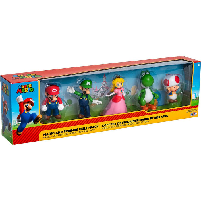 Set de figurine Super Mario Mario and his Friends 5 Piese