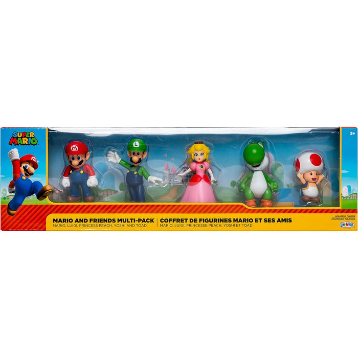 Set de figurine Super Mario Mario and his Friends 5 Piese