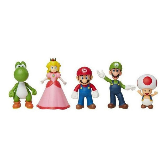 Set de figurine Super Mario Mario and his Friends 5 Piese