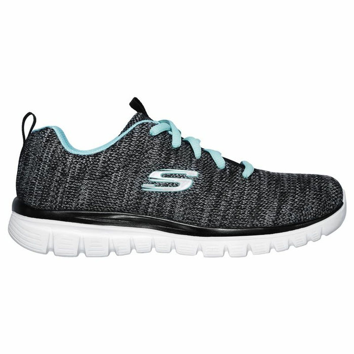 Pantofi sport pentru femei Skechers Graceful Twisted Negru