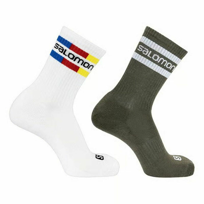 Șosete Sport Salomon Crew Alb