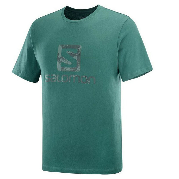 Tricou cu Mânecă Scurtă Bărbați Salomon Outlife Logo Verde