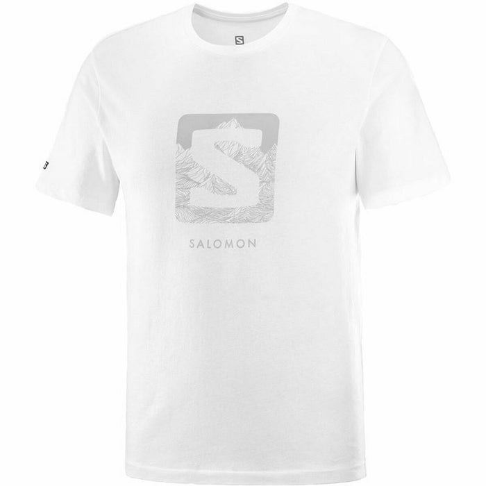 Tricou Sport cu Mânecă Scurtă Salomon  Outlife Logo Alb