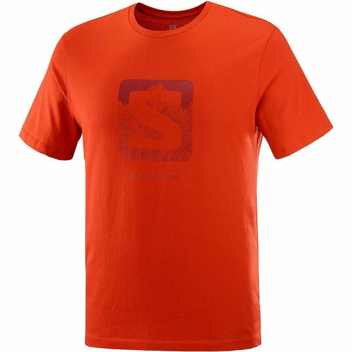 Tricou Sport cu Mânecă Scurtă Salomon  Outlife Logo Roșu