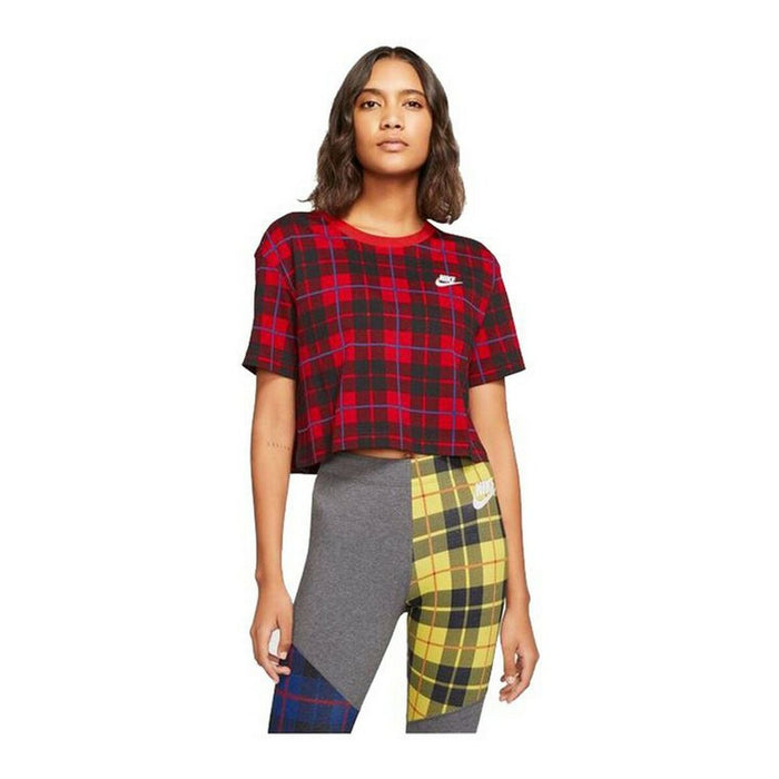 Tricou cu Mânecă Scurtă Femei Nike Futura Roșu