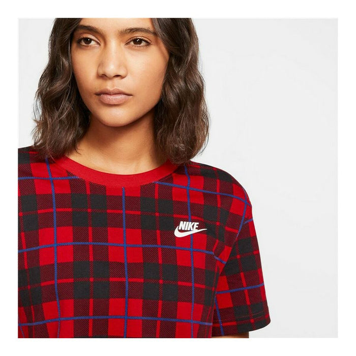 Tricou cu Mânecă Scurtă Femei Nike Futura Roșu