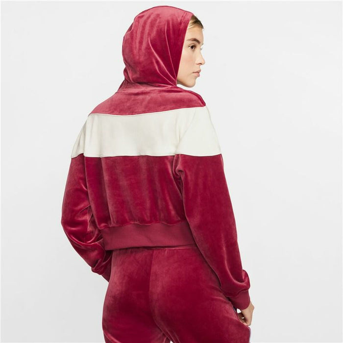 Hanorac cu Glugă Femei Nike Sportswear Heritage Roșu Închis