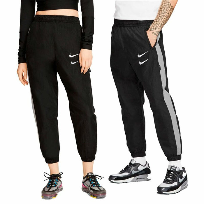 Pantalon de Trening pentru Copii Nike Swoosh  Negru