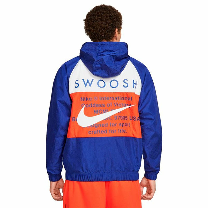 Jachetă Sport de Bărbați Nike  Swoosh Albastru