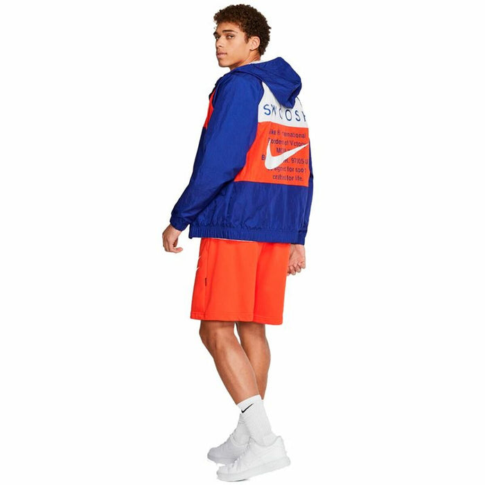 Jachetă Sport de Bărbați Nike  Swoosh Albastru