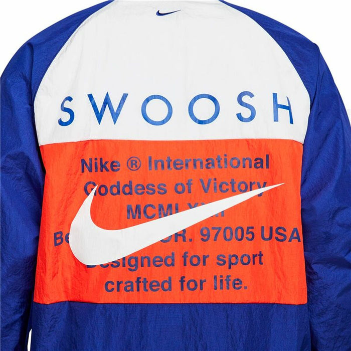 Jachetă Sport de Bărbați Nike  Swoosh Albastru