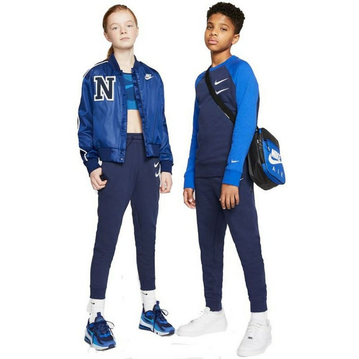 Pantalon de Trening pentru Copii Nike Swoosh Albastru închis