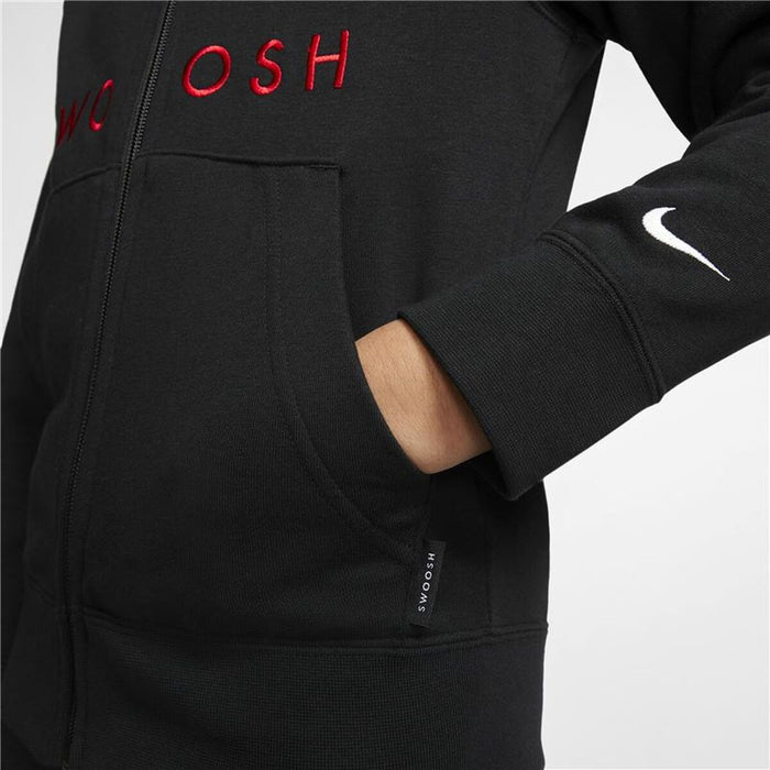 Jachetă Sport pentru Copii Nike Swoosh Negru