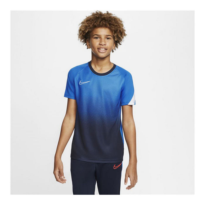 Tricou de Fotbal cu Mânecă Scurtă pentru Copii Nike  Dri-FIT Academy Albastru
