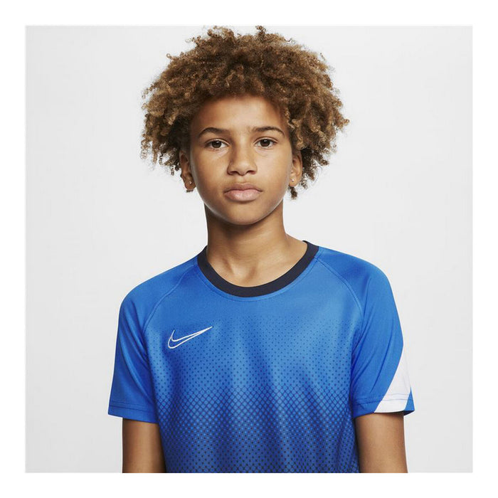 Tricou de Fotbal cu Mânecă Scurtă pentru Copii Nike  Dri-FIT Academy Albastru