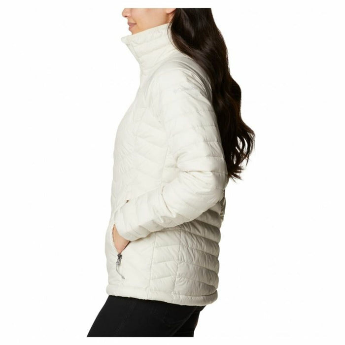 Jachetă Sport de Damă Columbia Powder Lite Alb