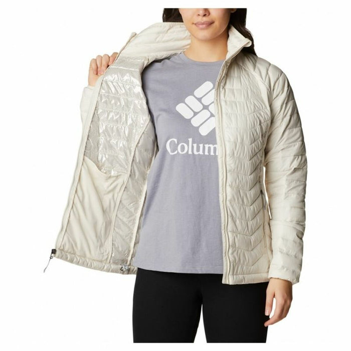 Jachetă Sport de Damă Columbia Powder Lite Alb