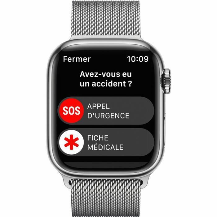 Smartwatch Apple Series 8 4G Argintiu WatchOS 9