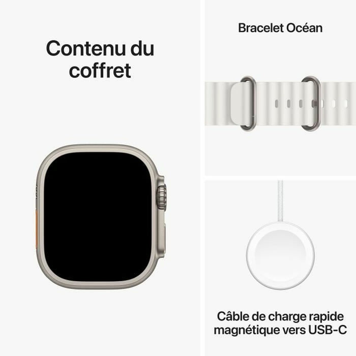 Smartwatch Apple Ultra 2 Alb Titaniu 49 mm