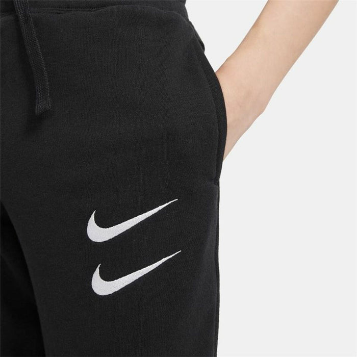 Pantaloni Sport pentru Copii Nike Swoosh Negru