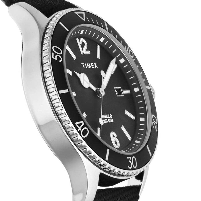Ceas Bărbați Timex HARBORSIDE - INDIGLO Negru
