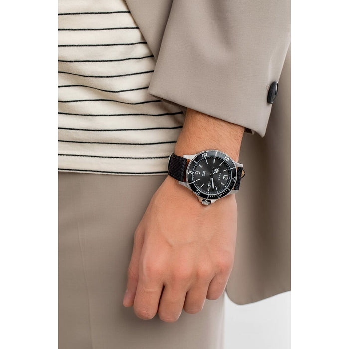 Ceas Bărbați Timex HARBORSIDE - INDIGLO Negru