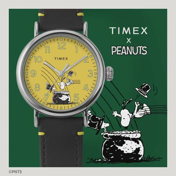 Ceas Unisex Timex Snoopy St. Patrick (Ø 40 mm)
