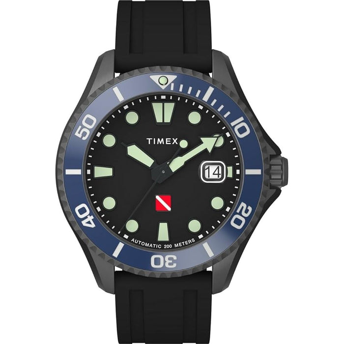 Ceas Bărbați Timex DEEP WATER TIBURON AUTOMATIC Negru (Ø 44 mm)